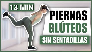 PIERNAS TONIFICADAS Y GLÚTEOS GRANDES SIN SENTADILLAS  AUMENTAR GLÚTEOS Y CADERAS en CASA [upl. by Eleanora]