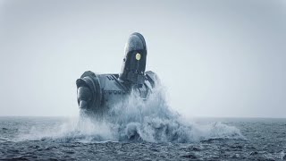 iron giant emergence from ocean  Houdini water simulation [upl. by Eetnwahs941]