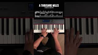 This PianoRiff is SO much harder than it looks👆🏼🎶 athousandmiles piano pianomusic riff [upl. by Forland]