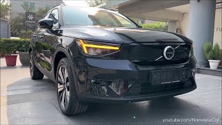 Volvo XC40 Recharge P8 ₹56 lakh  Reallife review [upl. by Aihsrop857]