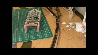 Creating a loco shed using Metcalfe kit [upl. by Noellyn]