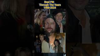 Brad Pitt Through The Years 1988  2024 shortsfeed foryou bradpitt shorts [upl. by Leval]