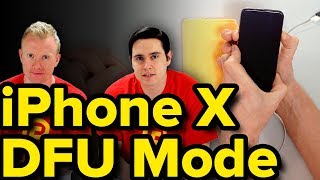 DFU Mode On iPhone X How To Enter It amp Restore Works For iPhone 8  8 Plus Too [upl. by Divadnoj919]