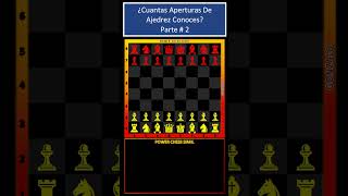 Aprende aperturas de ajedrez 2ajedrez aperturasdeajedrez chessopening chess [upl. by Amena]