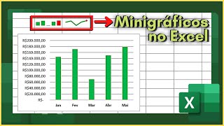 Minigráficos no Excel  Como fazer 📊📈 [upl. by Platus]