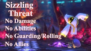 Kirby Star Allies Sizzling Threat No Damage  No Abilities  No GuardingRolling  No Allies [upl. by Nahshun913]