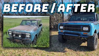 I lifted my Turbo Diesel International Scout INCREDIBLE TRANSFORMATION [upl. by Clough469]