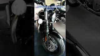 TRIUMPH BONNEVILLE BOBBER 1200CC public viralvideo viral [upl. by Lorilee287]