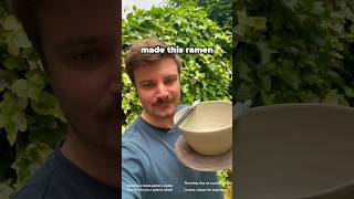 How to make a ceramic ramen bowl ceramic shapes for beginners pottery tutorial art craft [upl. by Ocisnarf]