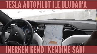 Autopilot ile Uludağa Çıktım Enerji Tüketimi  Regen ile Şarj [upl. by Roz]