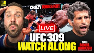 UFC 309 LIVE REACTION W BENEIL DARIUSH Jones CRAZY KO Oliveira DOMINATION ChandlerBeniel NEXT [upl. by Gorga582]