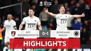 NonLeague Boreham Wood Shock The Cherries  Bournemouth 01 Boreham Wood  Emirates FA Cup 202122 [upl. by Holly]