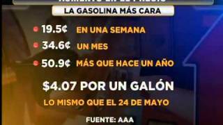 Gasolina a la alza en San Diego [upl. by Irtemed309]