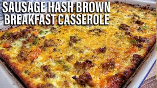 Sausage Hash Brown Breakfast Casserole [upl. by Amandie931]