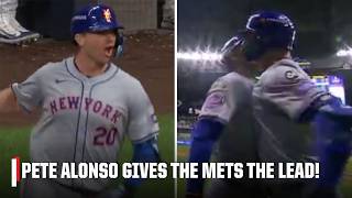 PETE ALONSOS 3RUN HOMER GIVES THE METS THE LEAD 🔥  ESPN MLB [upl. by Amara]