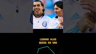 👏La reflexión de Tévez que vale para cualquier objetivo en la vida futbol motivacion messi cr7 [upl. by Amias]