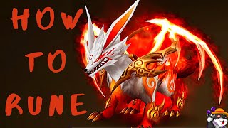 HOW TO RUNE FIRE DRUID Summoners War [upl. by Batsheva652]