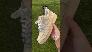 HOW TO LACE YOUR AIR FORCE 1’s IN TWO DIFFERENT WAYS sneaker shoes [upl. by Suinotna271]