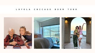 LOYOLA CHICAGO DORM TOUR 💘FIRST YOUTUBE VIDEO EVER [upl. by Nirro]