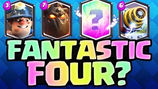 Clash Royale ♦ FOUR Legendaries in a Deck ♦ [upl. by Lecirg]