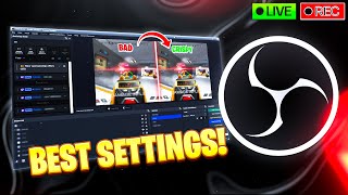 The BEST OBS Settings for Streaming amp Recording Games in CRISPY QUALITY NO LAG Full Guide [upl. by Lihp438]