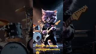 Raatein lambiya lambiya  Animation  Cat playing guitar  Trending  Kids songs [upl. by Malvia406]