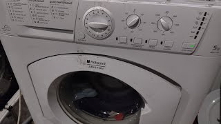 test Hotpoint Ariston washing machine [upl. by Idihsar]