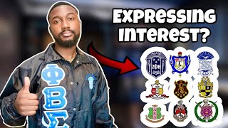 Avoid These Mistakes😬Expressing Interest in Greek D9 FraternitiesSororities  NPHC Advice [upl. by Anaicilef]