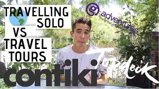 TRAVEL TOURS Contiki Topdeck VS TRAVELLING SOLO PROS amp CONS [upl. by Haydon]