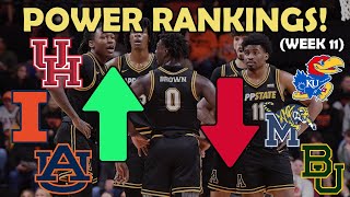 College Basketball POWER RANKINGS Dannyology 35 Week 11 [upl. by Aistek]