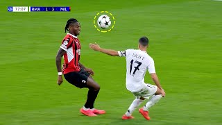 Rafael Leão Toying With Rеаl Маdrid Players [upl. by Olpe20]