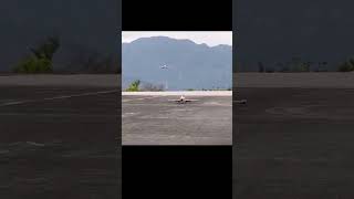 2 warbirds Landing  FEIBAO T33 Turbine Jet rcturbine warbird jet rcjets rcpilot [upl. by Acirderf417]