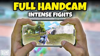 BEST FULL HANDCAM 4 FINGER  GYROSCOPE CLOSE RANGE FIGHTS💥BGMI  Mew2 [upl. by Uolymme]