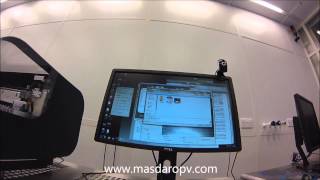 DMP2831 Dimatix Inkjet Printer Training at Masdar Institute [upl. by Ettenal911]