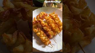 আলুর🥔 এই মুচমুচে snacks🤩 টা বানিয়ে দেখো🤤 spiral potato recipe👌shorts potatosnacks food cooking [upl. by Blake953]