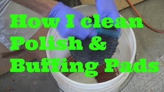 How I clean my polish and buffing pads [upl. by Jezebel]