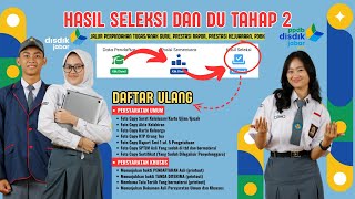 CEK HASIL SELEKSI DAN DAFTAR ULANG TAHAP 2 PPDB JABAR 2024 [upl. by Elram859]