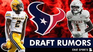 TOP NFL Draft Prospects That Could Fall To Texans At Pick 42  LATEST Houston Texans Draft Rumors [upl. by Landbert879]