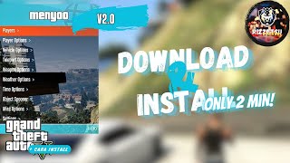 Cara Install Mod Menyoo v20 GTA V [upl. by Yruj]