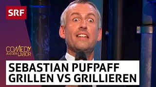 Sebastian Pufpaff Grillen vs Grillieren  Comedy aus dem Labor  SRF [upl. by Mckenzie]