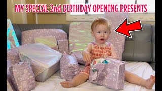 MILAS 2nd BIRTHDAY MORNING SURPRISING HER WITH PRESENTS [upl. by Allehs328]