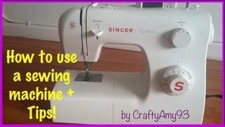 How to use a sewing machine  Sewing Tips Easy for Beginners [upl. by Dorcus]