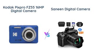 KODAK PIXPRO FZ55BL vs Saneen 4K Camera 📷 Comparison  Which is Better [upl. by Nellek223]