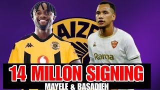 KAIZER CHIEFS 14 MILLON SIGNING  MAYELE BASADIEN FOR LEFT BACK [upl. by Annalise700]