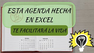 📌Cómo crear una AGENDA 📒 EN EXCEL con Date Picker 📅 [upl. by O'Hara456]