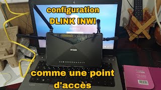 configuration DLINK INWI comme une point daccès de la fibre optique [upl. by Ahusoj]