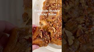 Recipe in comments Bananas Foster Sticky Buns 🍌 [upl. by Keating287]