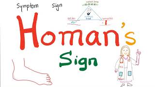 Homans Sign  Deep Vein Thrombosis DVT  Internal Medicine  Physical Exam [upl. by Beore746]