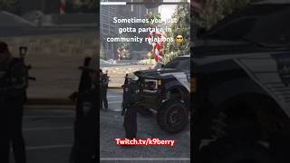 Officer Farva and Trooper Givens youtubeshorts trending viralvideo gta fivem roleplay k9 dog [upl. by Chretien]