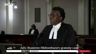 Judgment reserved in Mkhwebane R10 million gratuity matter [upl. by Corinna]